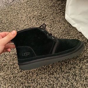 Black Lace-up UGGs